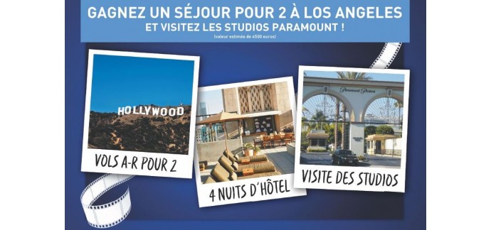 Paramount Channel: Un voyage pour 2 personnes à Los Angeles 