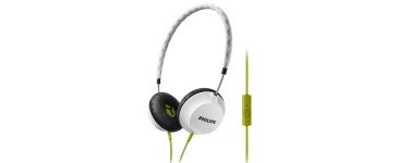 Auchan: Casque audio PHILIPS SHL5105 WT - Blanc à 19,90€ au lieu de 29,90€