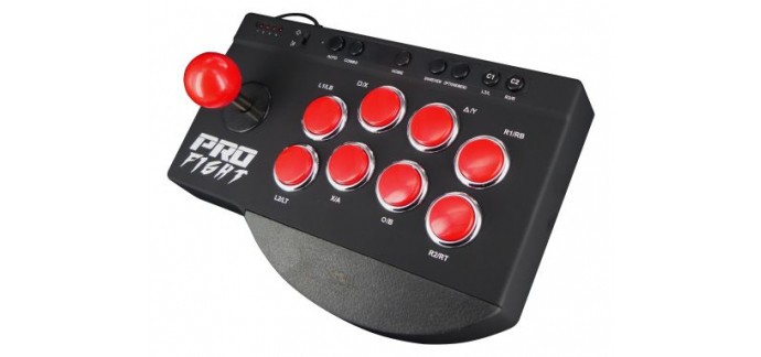 Fnac: Manette Subsonic Pro Fight Arcade Stick Universel à 39,99€ au lieu de 59,99€