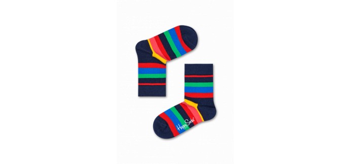 Happy Socks: Kids Stripe Sock à 4,20€ au lieu de 6€