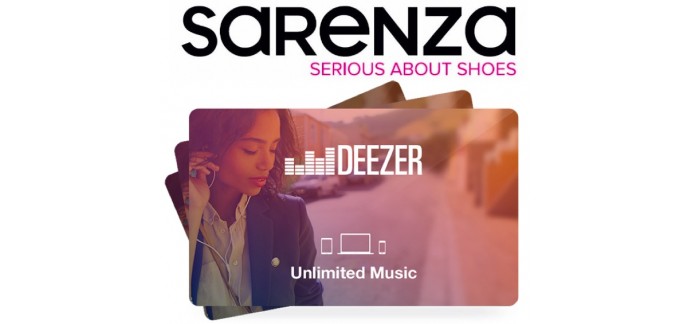 Sarenza: 3 ans de musique en illimité et 1000€ de chaussures à gagner
