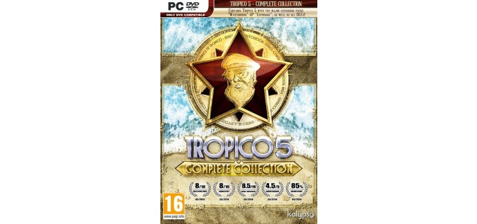 CDKeys: Jeu PC Tropico 5 - Complete Collection à 9,09€ au lieu de 28,49€