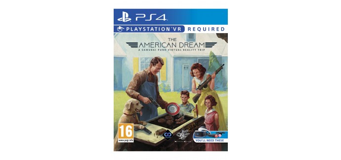 Base.com: Jeu PS4 PSVR The American Dream à 21,77€ au lieu de 28,86€