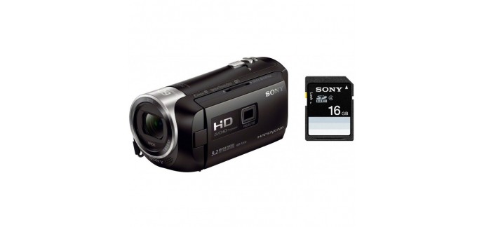 Rue du Commerce: Camescope Pack SONY HDR-PJ410 + MicroSD 16Go à 324,50€ au lieu de 381€