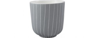 Habitat: Tasse en porcelaine - LOTUS - 8.5 cm gris à 3,60€ au lieu de 4,50€ 