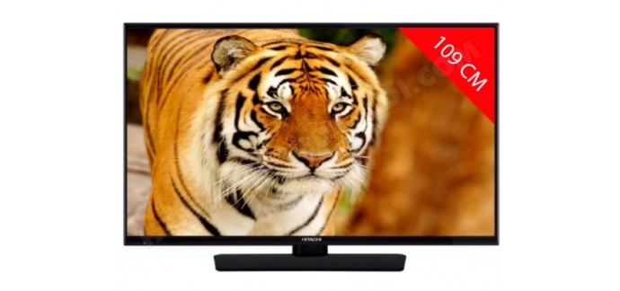 Ubaldi: TV LED Full HD 109 cm Hitachi 43HB4T02 à 299€