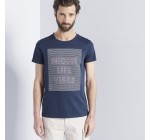 Devred: T-shirt manches courtes homme couleur bleu nuit au prix de 10,49€ au lieu de 14,99€