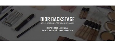 Sephora: Echantillon de Face & Body Dior Backstage 
