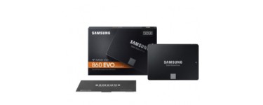 GrosBill:  Disque dur SSD SAMSUNG 860 Evo 500 go à 129,90€ au lieu de 149,95€