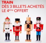 SNCF Connect: Pack Tribu : 3 billets de train achetés = le 4ème offert