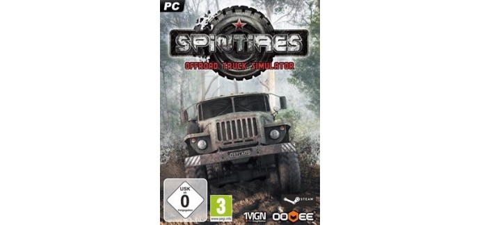 CDKeys: Jeu PC Spintires à 3,39€ au lieu de 22,79€