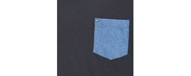 Kaporal Jeans: Tee-shirt manches longues avec poche poitrine contrastée à 12,50€ au lieu de 25€