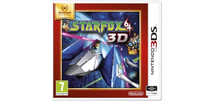 Zavvi: Jeux Nintendo 3DS Nintendo Selects Star Fox 64 3D à 18,99€ au lieu de 46,39€