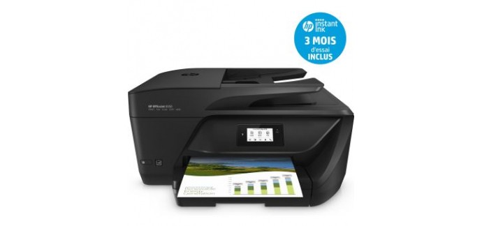 Fnac: Imprimante multifonctions HP OfficeJet 6950 Wifi Noire à 79,99€ au lieu de 139,99€