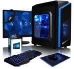 Cdiscount: Pack PC Gamer - VIBOX Killstreak GS770-54 - Intel 4-Core à 1254,95€ au lieu de 1569,95€