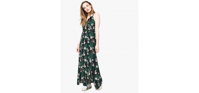 GÉMO: Maxi robe à imprimé fleuri à bretelles vert d'une valeur de 19,99€ au lieu de 29,99€