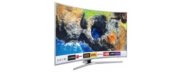 Cdiscount: Téléviseur Samsung UE65MU6505 LED incurvée UHD (65'') - Classe A+ à 1499,99€ au lieu de 2297,41€