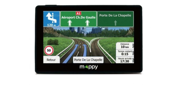 Webdistrib: GPS Mappy ITI E438 à 63,19€ au lieu de 74,99€