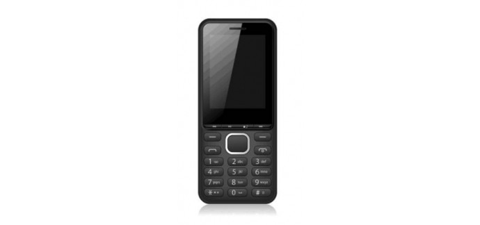 Darty: Téléphone portable IT Works Prima 24 noir à 12,99€ au lieu de 19,99€
