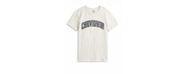 Chevignon: T-shirt homme écru brand à 25€ au lieu de 40€