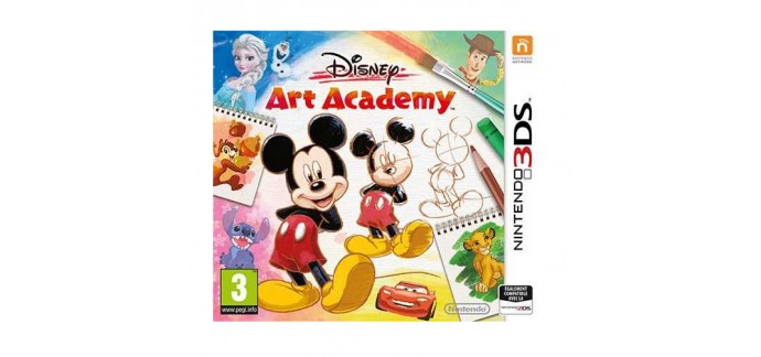 Maxi Toys: Jeu Nintendo 3DS Disney Art Academy à 20,99€ au lieu de 34,99€