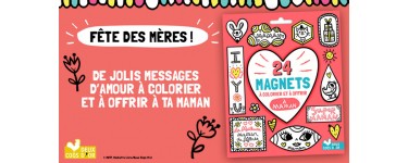 Gulli: De beaux magnets à colorier pour la fête des mères à gagner