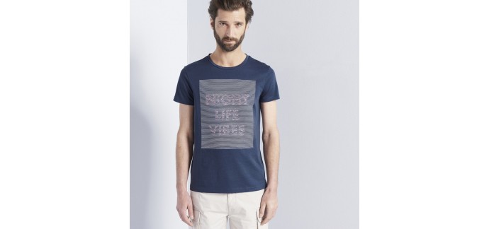Devred: Tee shirt manches courtes homme ville à 10,49€ au lieu de 14,99€ 