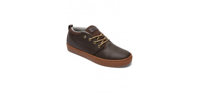 Quiksilver: Griffin - Baskets imitation cuir basses à 67,19€ au lieu de 95,99€