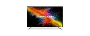 Cdiscount: Schneider LED43-SCP200K TV LED UHD - 109 cm (43") à 299€ au lieu de 349€