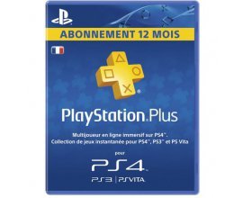 Auchan: Abonnement Playstation Plus - 1 an PS Plus à 44,99€ au lieu de 59,99€