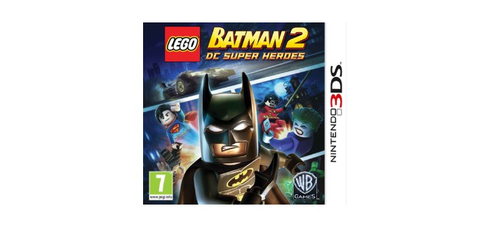 Base.com: Jeu Nintendo 3DS LEGO Batman 2: DC Super Heroes à 13,85€ au lieu de 46,19€