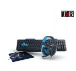 Conforama: Ensemble clavier + souris filaire Tnb Pack Gaming 4 En 1 Elyte à 29,99€ au lieu de 59,99€