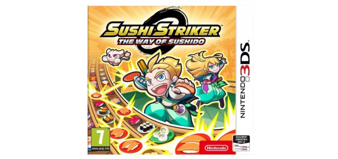 Cultura: Jeu Nintendo 3DS Sushi Striker The Way of Sushido à 34,99€ au lieu de 39,99€