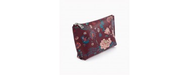 Promod: Trousse femme imprimé floral bordeaux d'une valeur de 6,47€ au lieu de 12,95€