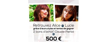 Veepee: 2 bons d'achat Claudie Pierlot de 500€ à gagner