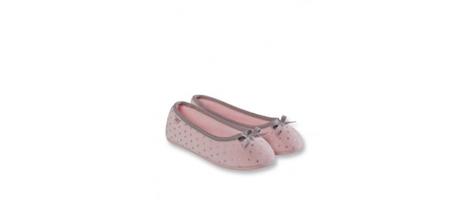 Okaïdi: Chaussons ballerines velours à 9,49€ au lieu de 18,99€ 