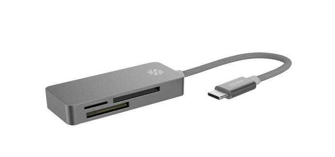 MacWay: Lecteur de cartes Kanex USB-C Gris Sidéral à 29,99€ au lieu de 39,99€
