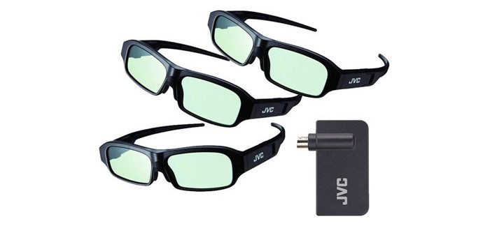 Iacono: Kit Lunette 3D JVC ( 3 x PK-AG3G + 1 PK-EM2G ) à 356€ au lieu de 445€