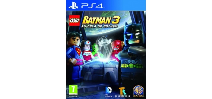 Playstation Store: Jeu PS4 Lego Batman 3: au-delà de Gotham à 12,99€ au lieu de 39,99€