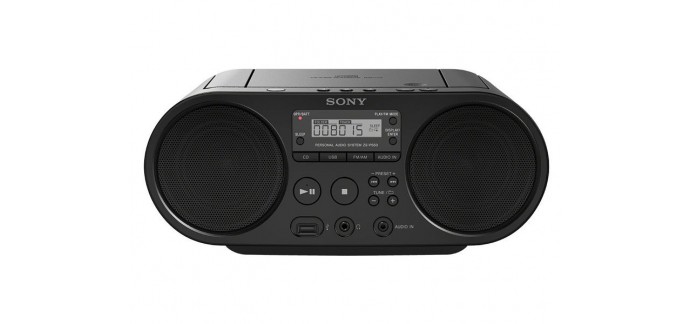 Rue du Commerce:  Radio stéréo - Lecteur CD - Tuner AM/FM SONY - ZS-PS50 à 64,99€ au lieu de 99,99€