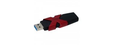 TopAchat: Clé USB 3.1 HyperX Savage, 128 Go, Noire et Rouge à 73,71€ au lieu de 81,90€