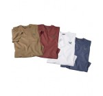 Atlas for Men: Lot de 4 Tee-Shirts Westland à 13,20€ au lieu de 44€