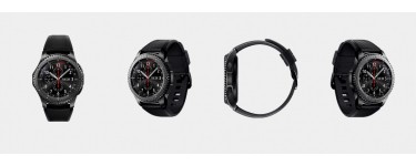 Fnac: Montre connectée Samsung Gear S3 Frontier noir à 349,99€ au lieu de 399,99€