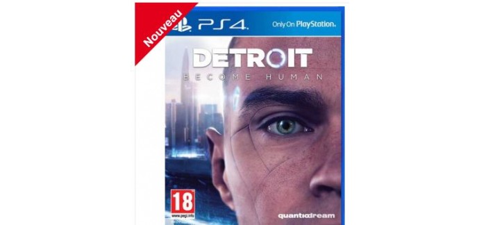 Maxi Toys: Jeu PS4 - Detroit : Become Human à 64,98€ au lieu de 69,99€