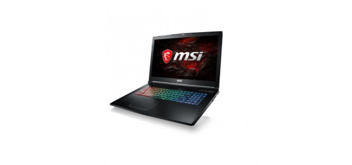 Materiel.net: PC portable gamer MSI GP72M 7REX-1285FR Leopard i7 16Go GTX 1050Ti à 1299,90€ au lieu de 1399,90€