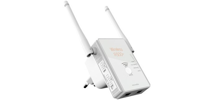 MacWay: Répéteur sans fil et routeur Wi-Fi 300 Mbps Novodio Wireless R300+ à 24,99€ au lieu de 29,99€