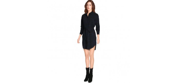 Brandalley: Robe chemise imprimée bleu ciel Vero Moda au prix de 31,99€ au lieu de 39,99€