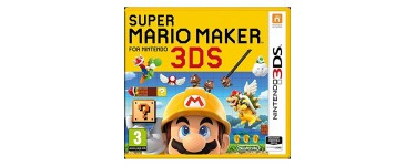 Micromania: Jeu Nintendo 3DS Super Mario Maker à 34,99€ au lieu de 44,99€