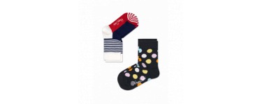 Happy Socks: 2-Pack big dot socks à 7€ au lieu de 10€