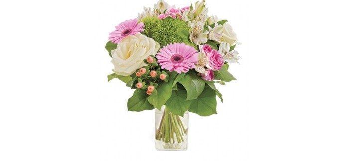 Interflora: Vase offert pour l'achat d'un bouquet 